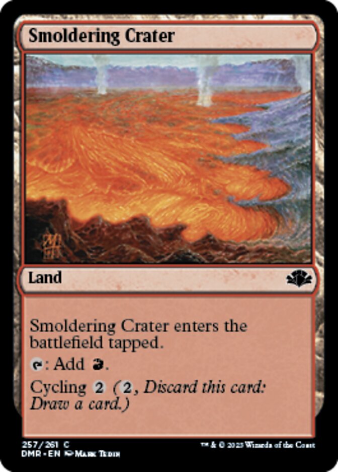 Smoldering Crater [Dominaria Remastered] | Shuffle n Cut Hobbies & Games