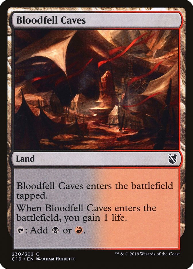 Bloodfell Caves [Commander 2019] | Shuffle n Cut Hobbies & Games