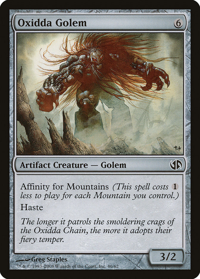 Oxidda Golem [Duel Decks: Jace vs. Chandra] | Shuffle n Cut Hobbies & Games