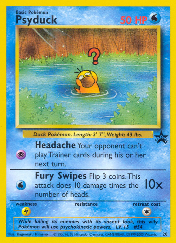 Psyduck (20) [Wizards of the Coast: Black Star Promos] | Shuffle n Cut Hobbies & Games