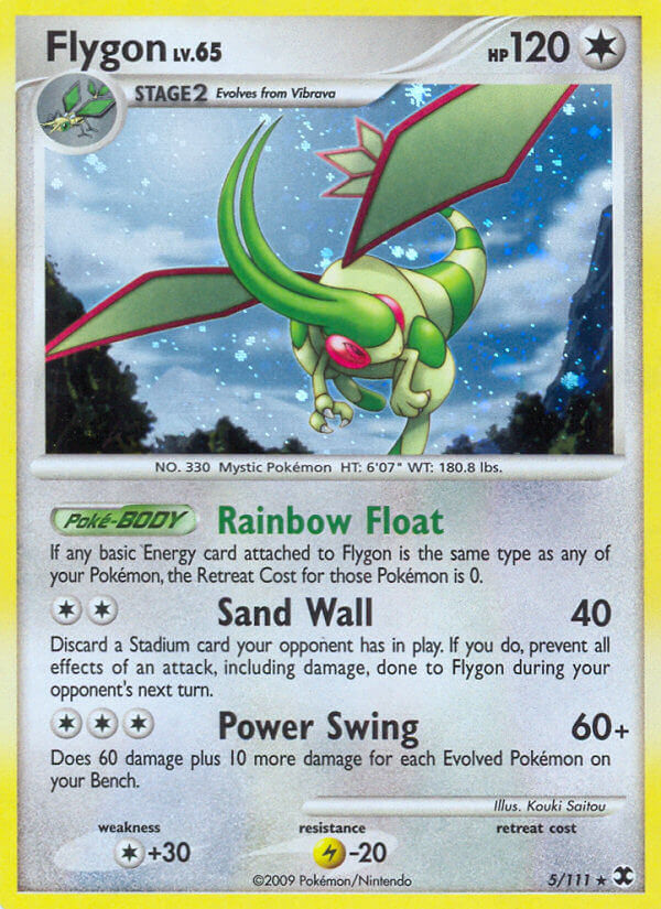 Flygon (5/111) (Theme Deck Exclusive) [Platinum: Rising Rivals] | Shuffle n Cut Hobbies & Games