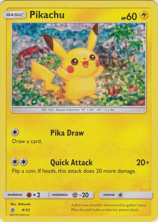 Pikachu (4/12) [McDonald's Promos: 2018 Collection] | Shuffle n Cut Hobbies & Games