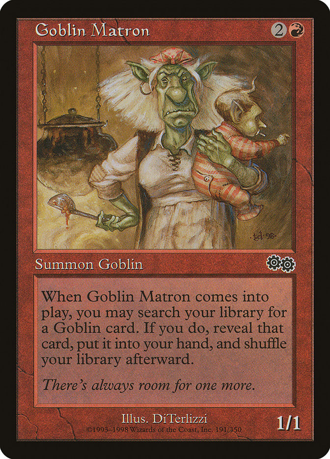 Goblin Matron [Urza's Saga] | Shuffle n Cut Hobbies & Games