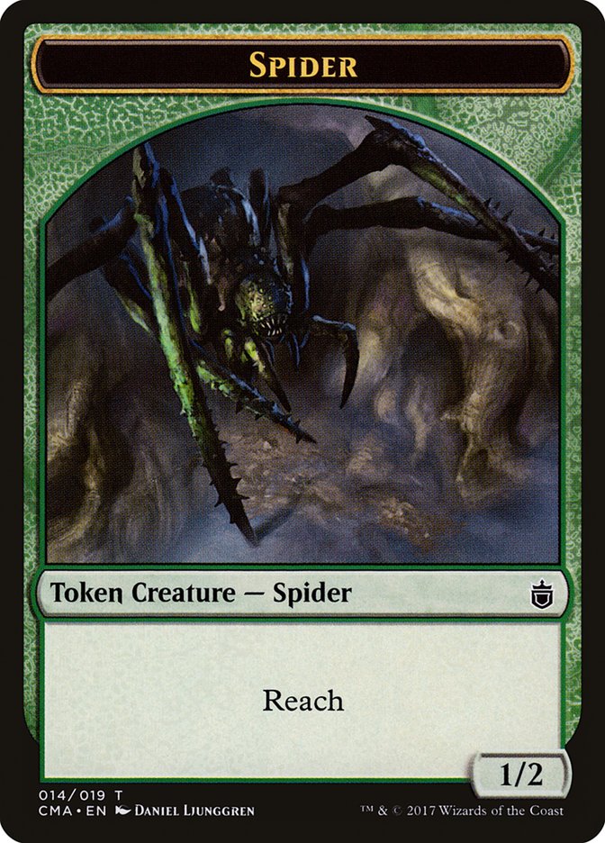 Spider Token [Commander Anthology Tokens] | Shuffle n Cut Hobbies & Games