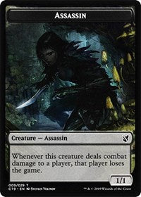 Assassin // Morph Double-Sided Token [Commander 2019 Tokens] | Shuffle n Cut Hobbies & Games