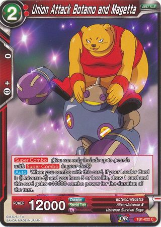 Union Attack Botamo and Magetta [TB1-022] | Shuffle n Cut Hobbies & Games