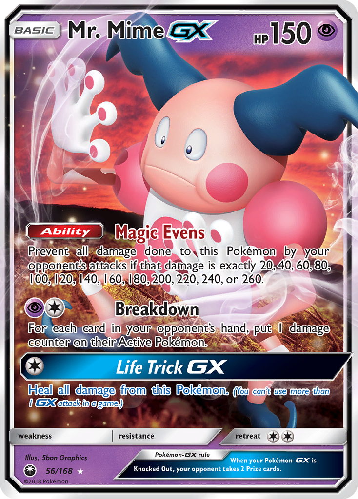 Mr. Mime GX (56/168) [Sun & Moon: Celestial Storm] | Shuffle n Cut Hobbies & Games