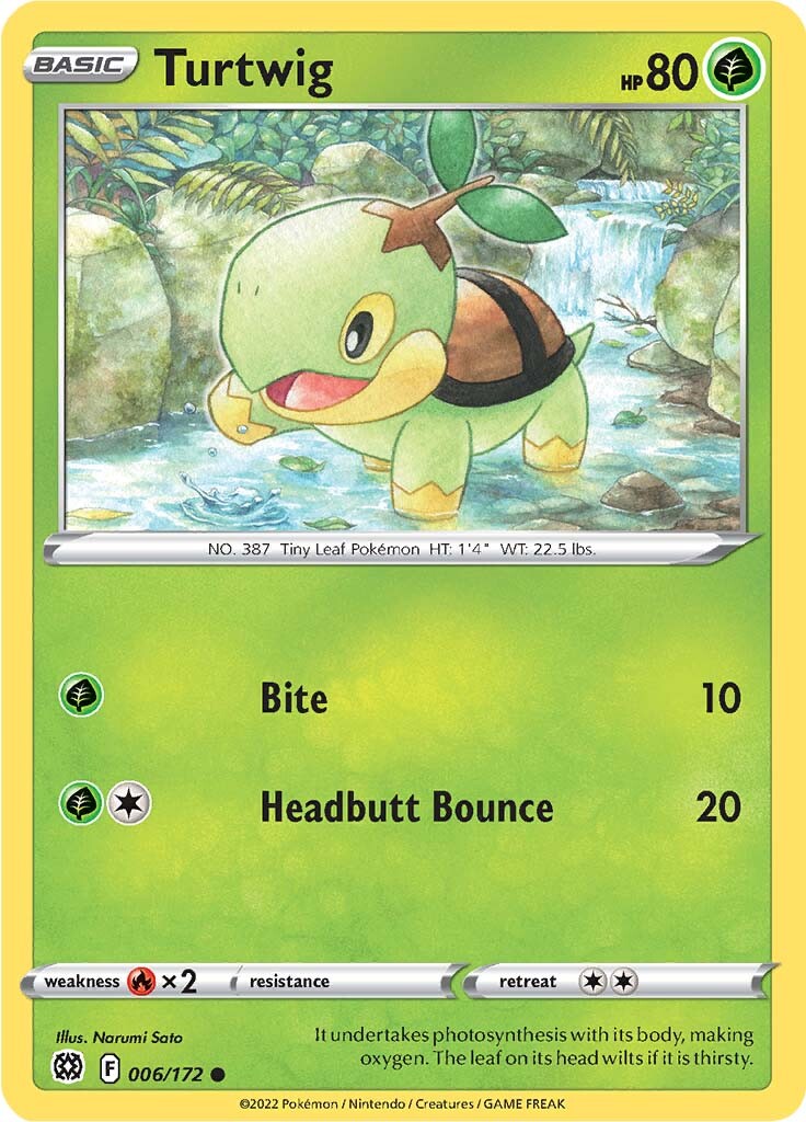 Turtwig (006/172) [Sword & Shield: Brilliant Stars] | Shuffle n Cut Hobbies & Games