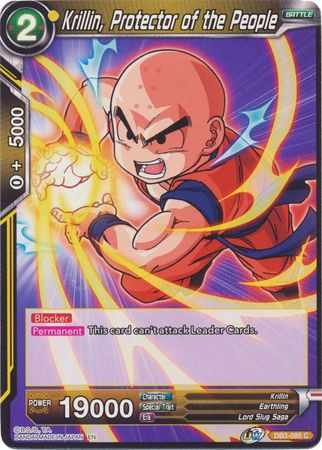 Krillin, Protector of the People [DB3-085] | Shuffle n Cut Hobbies & Games