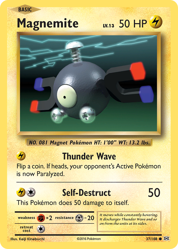 Magnemite (37/108) [XY: Evolutions] | Shuffle n Cut Hobbies & Games