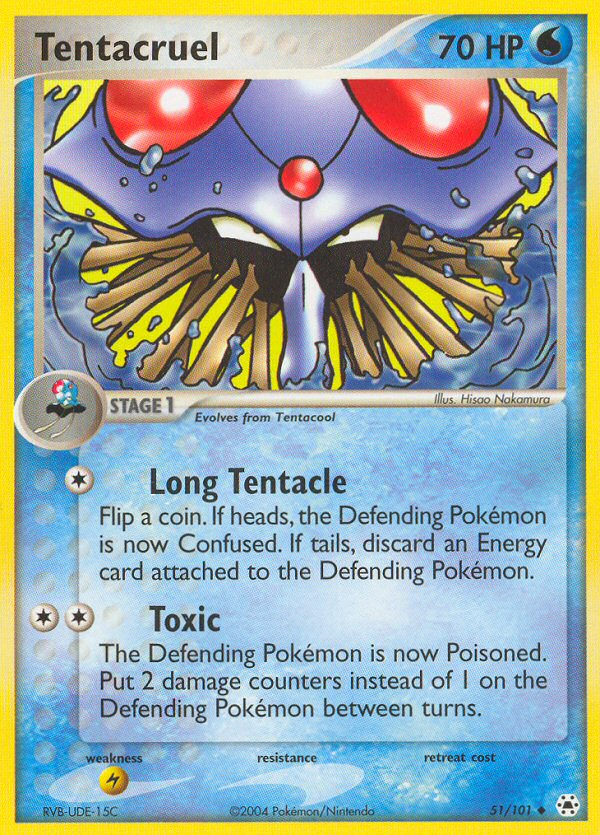 Tentacruel (51/101) [EX: Hidden Legends] | Shuffle n Cut Hobbies & Games