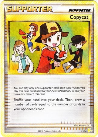 Copycat (21/30) [HeartGold & SoulSilver: Trainer Kit - Raichu] | Shuffle n Cut Hobbies & Games