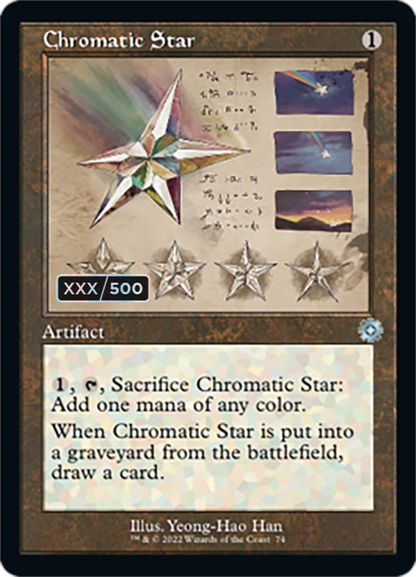 Chromatic Star (Retro Schematic) (Serialized) [The Brothers' War Retro Artifacts] | Shuffle n Cut Hobbies & Games