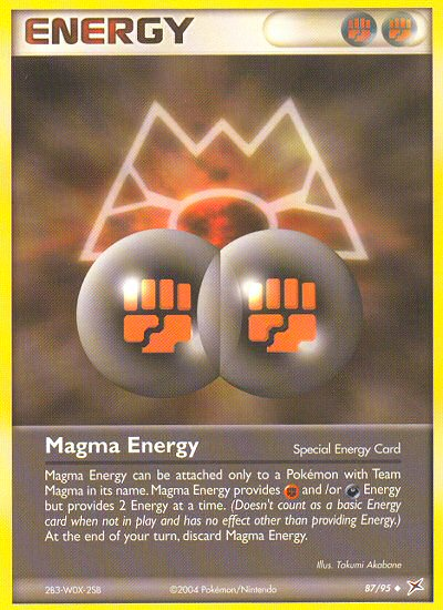 Magma Energy (87/95) [EX: Team Magma vs Team Aqua] | Shuffle n Cut Hobbies & Games