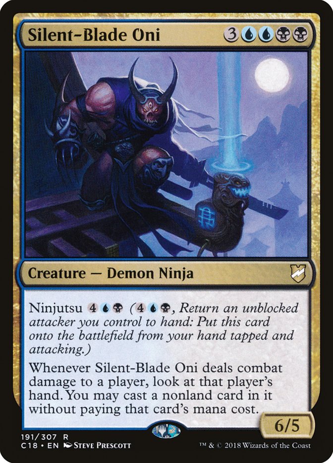 Silent-Blade Oni [Commander 2018] | Shuffle n Cut Hobbies & Games