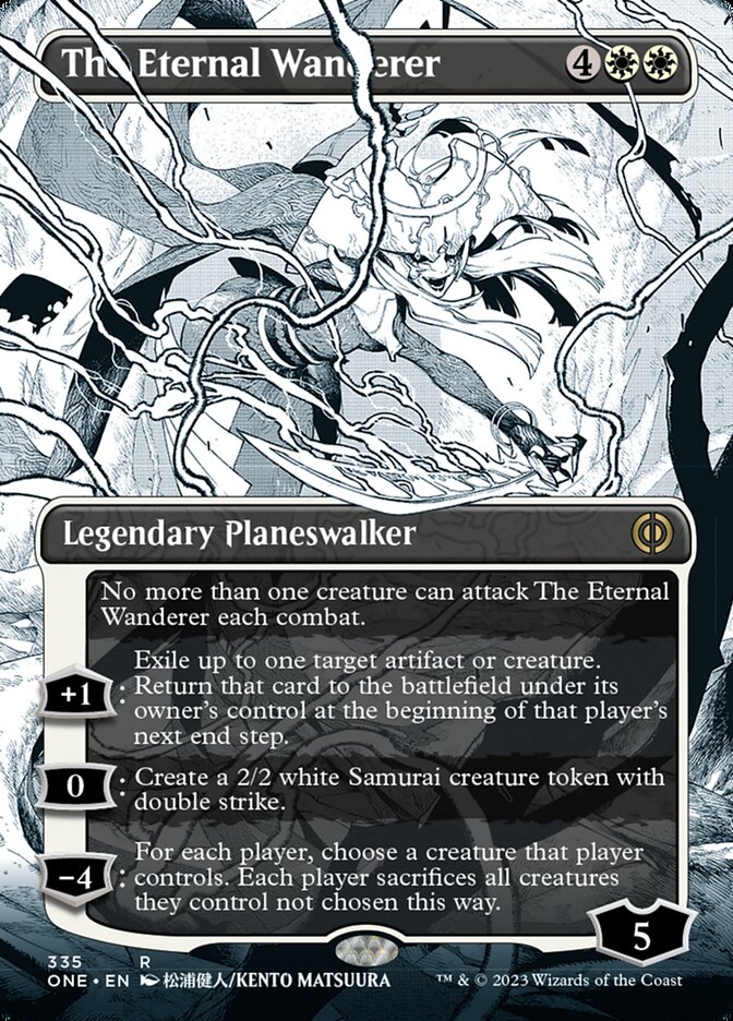 The Eternal Wanderer (Borderless Manga) [Phyrexia: All Will Be One] | Shuffle n Cut Hobbies & Games