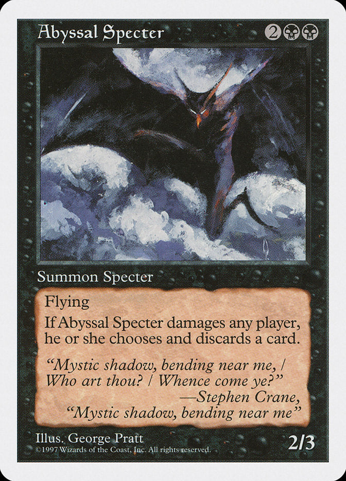 Abyssal Specter [Fifth Edition] | Shuffle n Cut Hobbies & Games