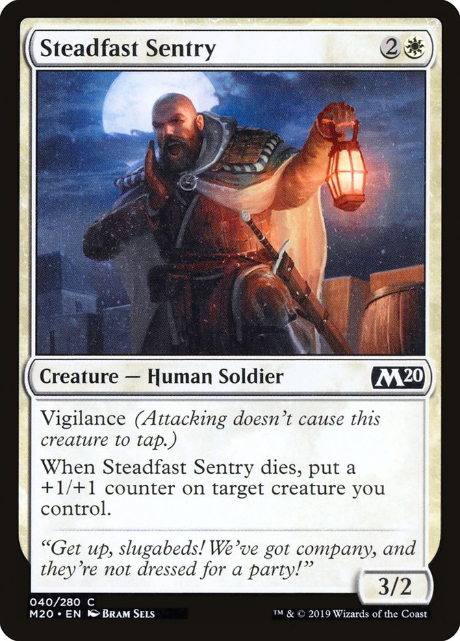 Steadfast Sentry [Core Set 2020] | Shuffle n Cut Hobbies & Games