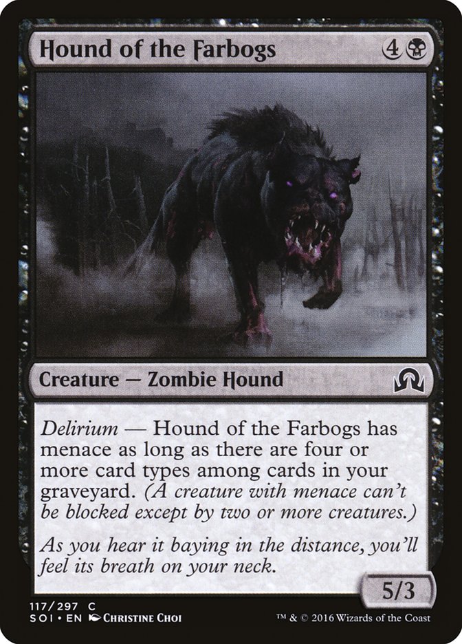 Hound of the Farbogs [Shadows over Innistrad] | Shuffle n Cut Hobbies & Games