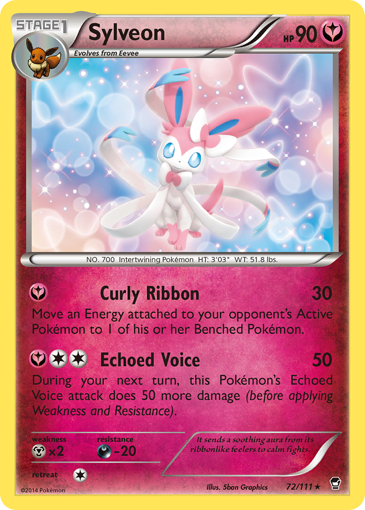 Sylveon (72/111) [XY: Furious Fists] | Shuffle n Cut Hobbies & Games