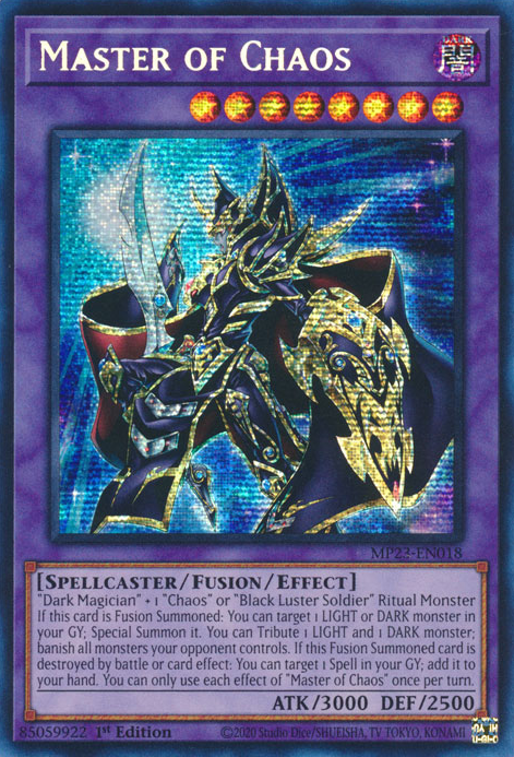 Master of Chaos [MP23-EN018] Prismatic Secret Rare | Shuffle n Cut Hobbies & Games