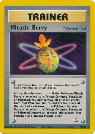 Miracle Berry (94/111) [Neo Genesis Unlimited] | Shuffle n Cut Hobbies & Games