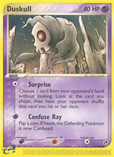 Duskull (61/100) [EX: Sandstorm] | Shuffle n Cut Hobbies & Games