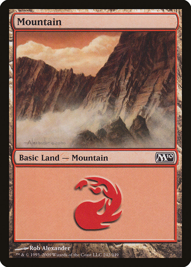 Mountain (242) [Magic 2010] | Shuffle n Cut Hobbies & Games