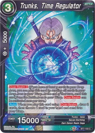 Trunks, Time Regulator (Reprint) (BT7-103) [Battle Evolution Booster] | Shuffle n Cut Hobbies & Games