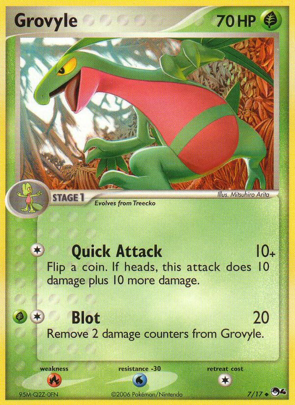 Grovyle (7/17) [POP Series 4] | Shuffle n Cut Hobbies & Games