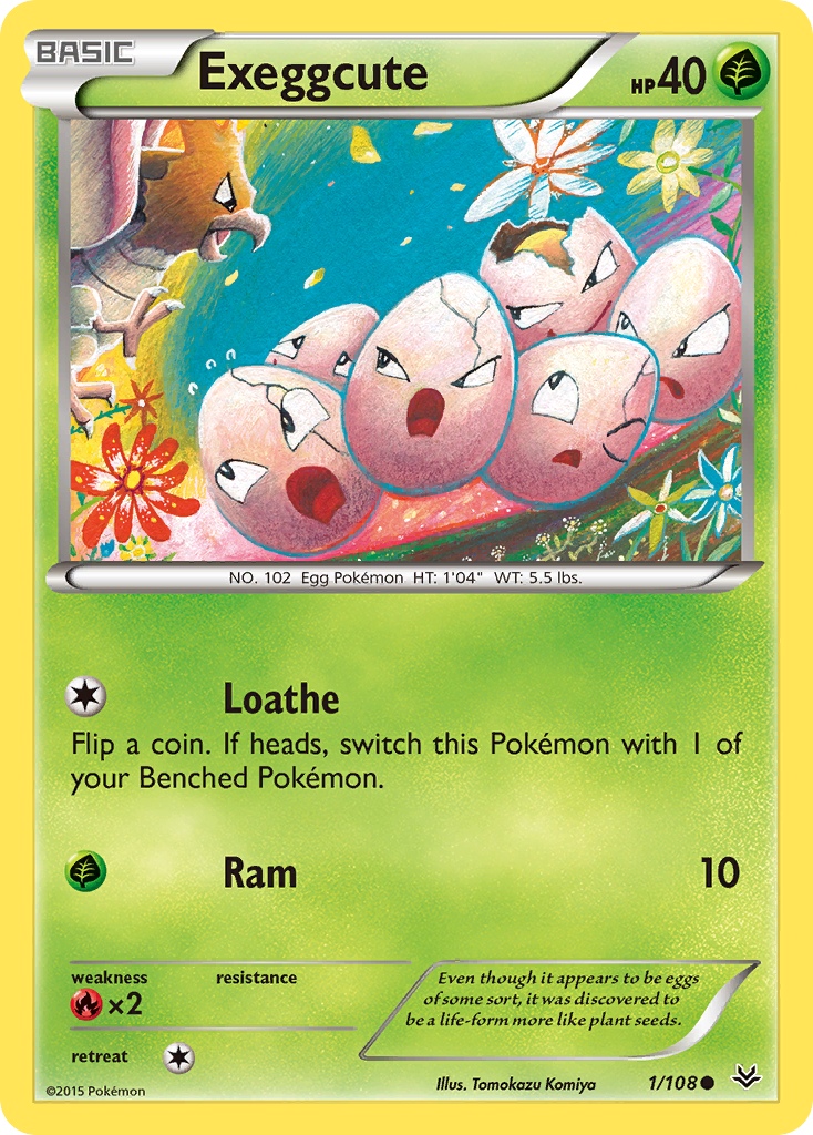 Exeggcute (1/108) [XY: Roaring Skies] | Shuffle n Cut Hobbies & Games