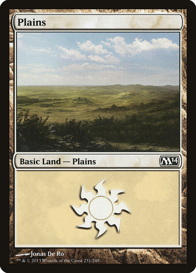 Plains (231) [Magic 2014] | Shuffle n Cut Hobbies & Games