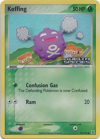 Koffing (72/113) (Stamped) [EX: Delta Species] | Shuffle n Cut Hobbies & Games