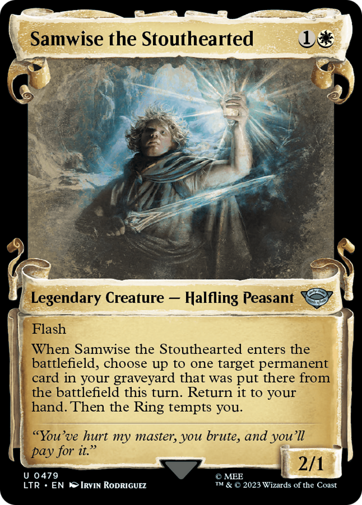 Samwise the Stouthearted [The Lord of the Rings: Tales of Middle-Earth Showcase Scrolls] | Shuffle n Cut Hobbies & Games