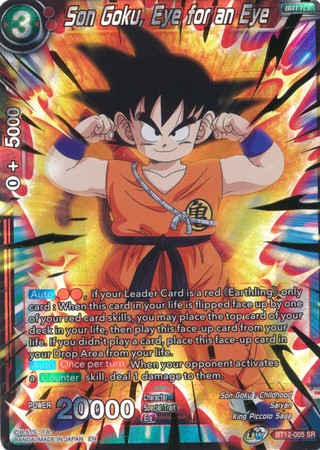 Son Goku, Eye for an Eye [BT12-005] | Shuffle n Cut Hobbies & Games