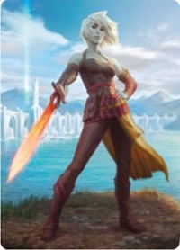 Nahiri, Heir of the Ancients 1 Art Card [Zendikar Rising Art Series] | Shuffle n Cut Hobbies & Games