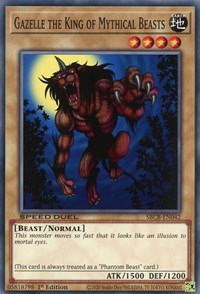 Gazelle the King of Mythical Beasts [SBCB-EN042] Common | Shuffle n Cut Hobbies & Games