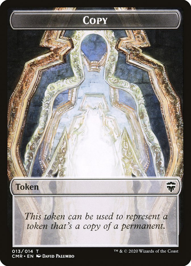 Copy (013) // Spirit Double-Sided Token [Commander Legends Tokens] | Shuffle n Cut Hobbies & Games