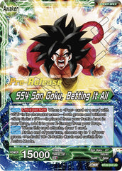 Son Goku // SS4 Son Goku, Betting It All (BT20-054) [Power Absorbed Prerelease Promos] | Shuffle n Cut Hobbies & Games