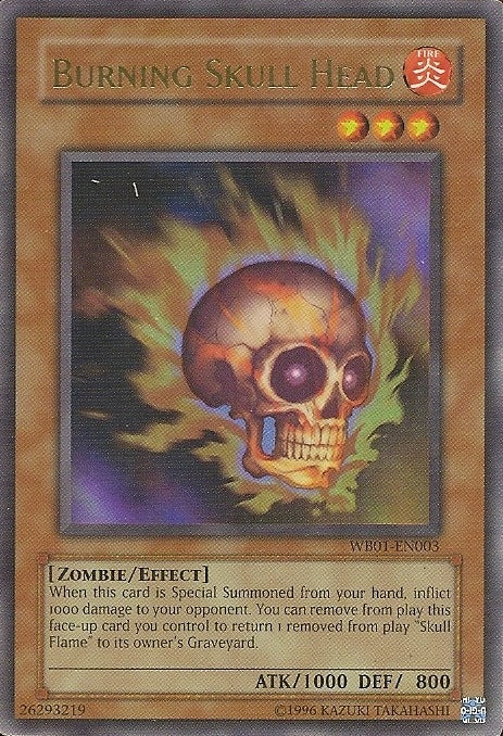 Burning Skull Head [WB01-EN003] Super Rare | Shuffle n Cut Hobbies & Games