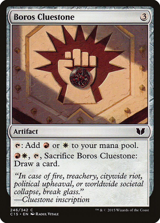 Boros Cluestone [Commander 2015] | Shuffle n Cut Hobbies & Games