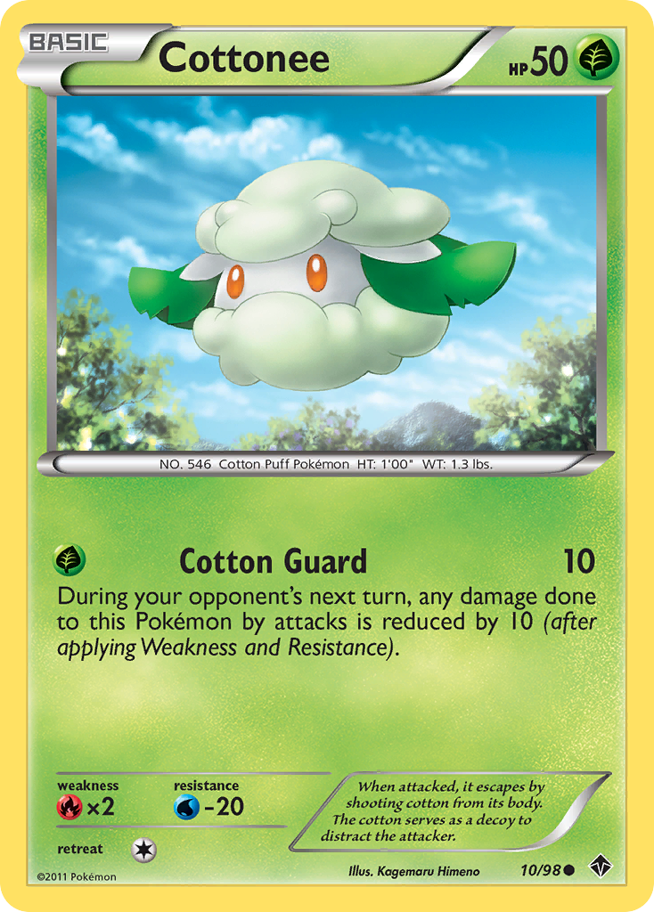 Cottonee (10/98) [Black & White: Emerging Powers] | Shuffle n Cut Hobbies & Games