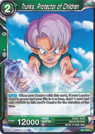 Trunks, Protector of Children [BT1-069] | Shuffle n Cut Hobbies & Games