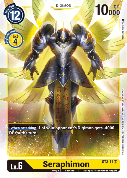 Seraphimon [ST3-11] [Starter Deck: Heaven's Yellow] | Shuffle n Cut Hobbies & Games