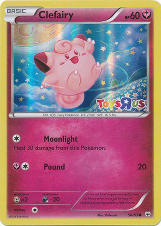 Clefairy (50/83) (Toys R Us Promo) [XY: Generations] | Shuffle n Cut Hobbies & Games