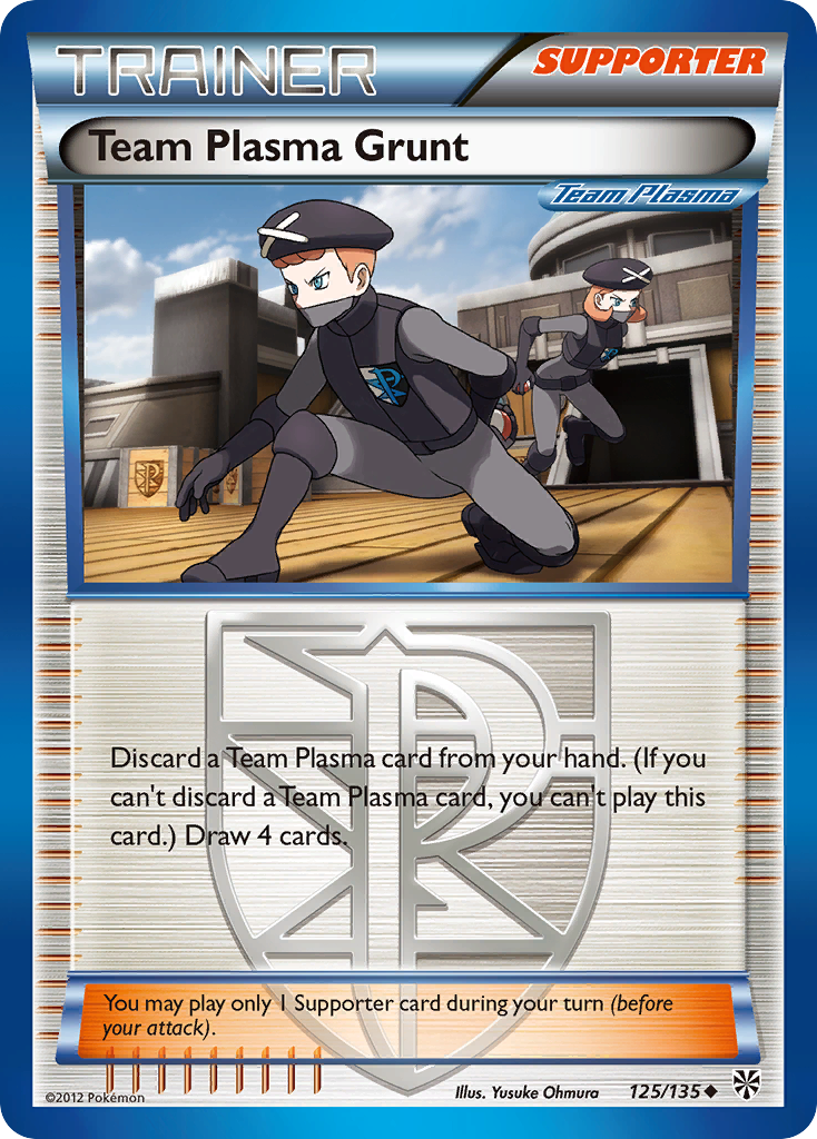 Team Plasma Grunt (125/135) [Black & White: Plasma Storm] | Shuffle n Cut Hobbies & Games