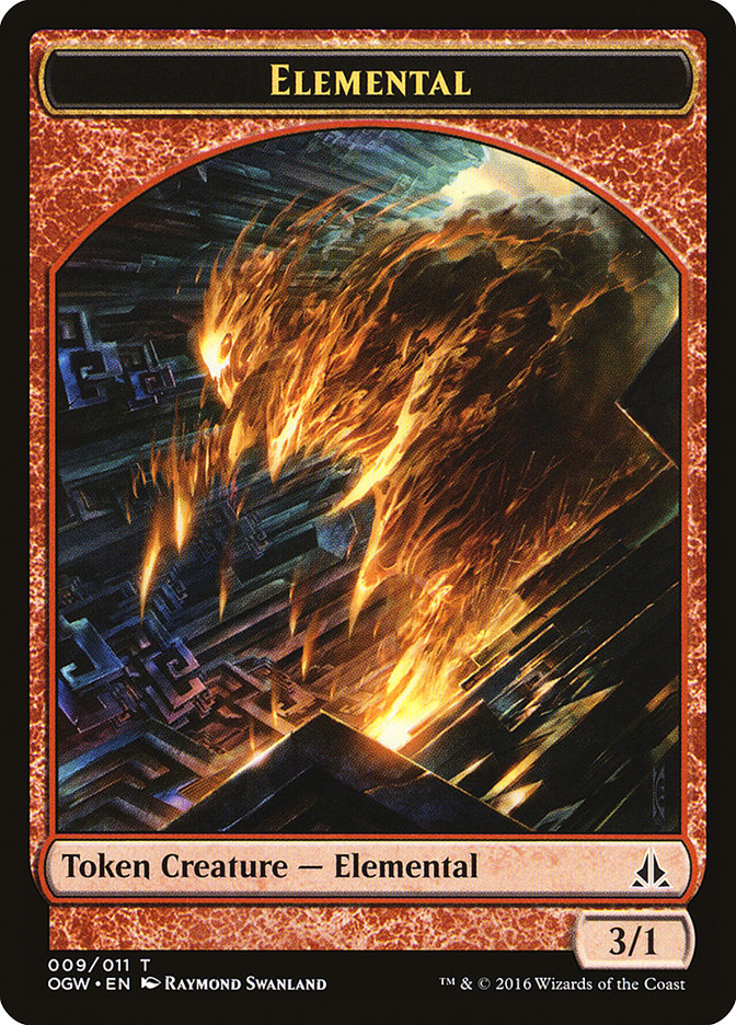 Elemental Token (009/011) [Oath of the Gatewatch Tokens] | Shuffle n Cut Hobbies & Games