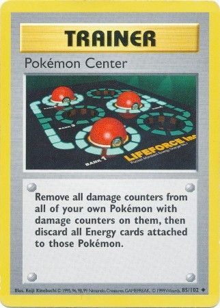 Pokemon Center (85/102) [Base Set Shadowless Unlimited] | Shuffle n Cut Hobbies & Games