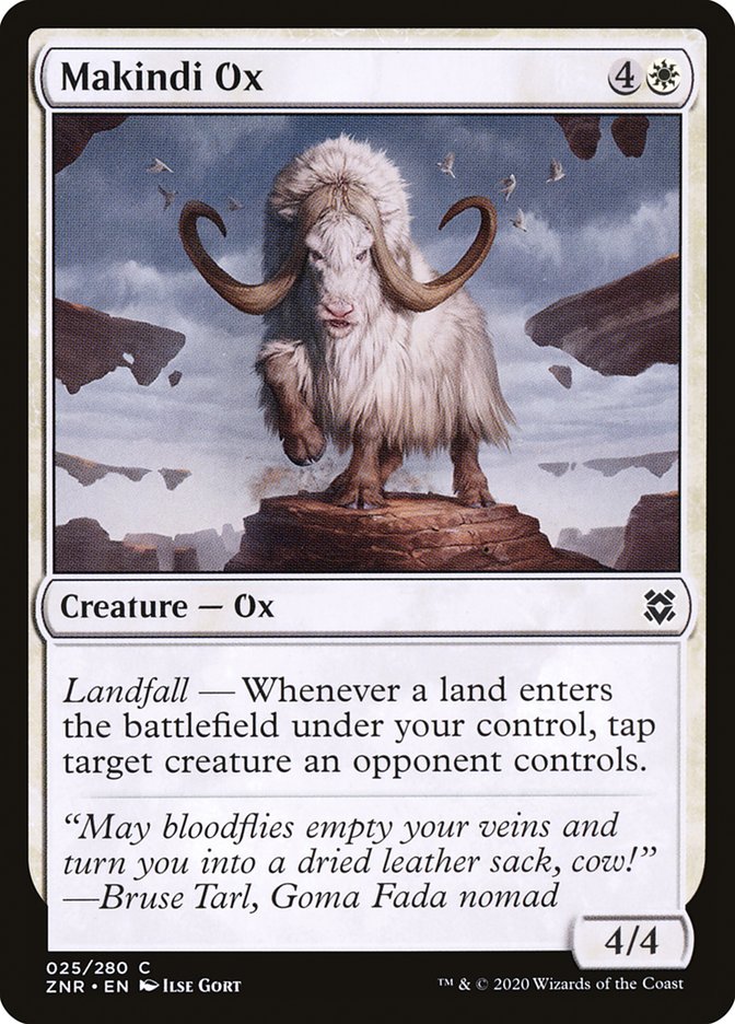 Makindi Ox [Zendikar Rising] | Shuffle n Cut Hobbies & Games