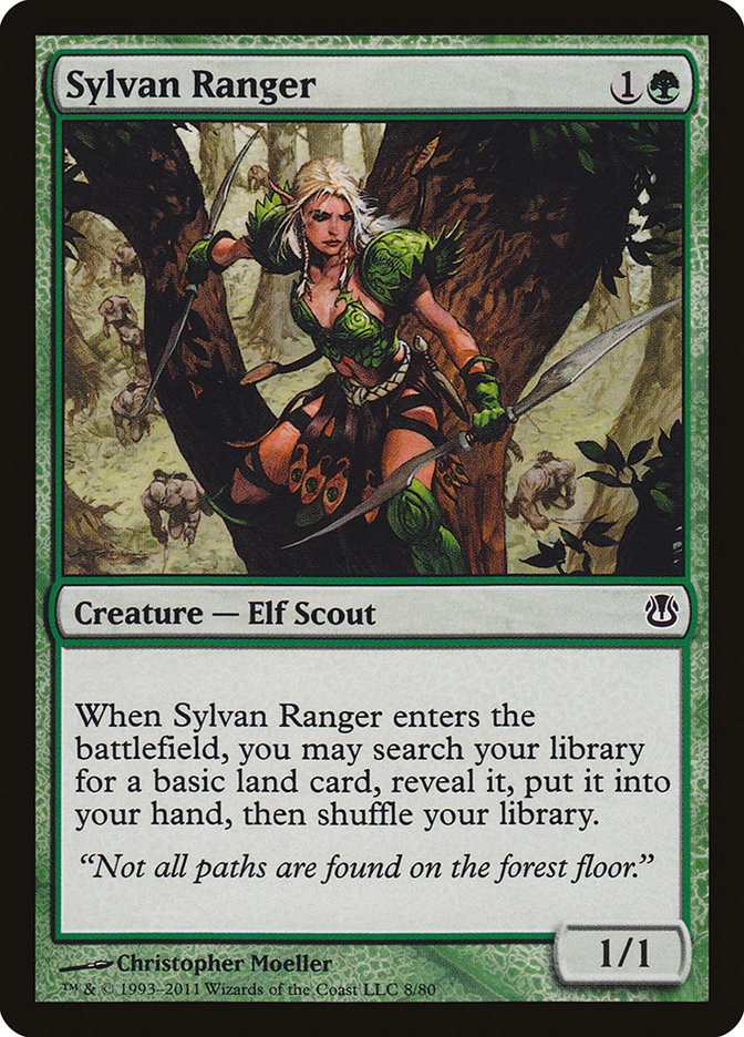 Sylvan Ranger [Duel Decks: Ajani vs. Nicol Bolas] | Shuffle n Cut Hobbies & Games